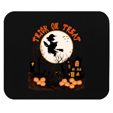 Discover HAPPY HALLOWEEN TRICK OR TREAT Mouse Pads