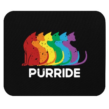 Discover Purride Cat Pride Ally LGBT Community Rainbow Mouse Pads