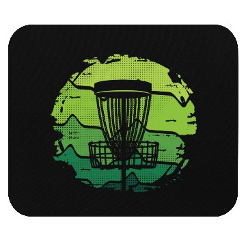 Discover Disc Golfer Graphic Frisbees Flying Disc Golf Mouse Pads