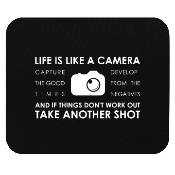 Discover Photography Life is like a Camera Quote Photo Mouse Pads