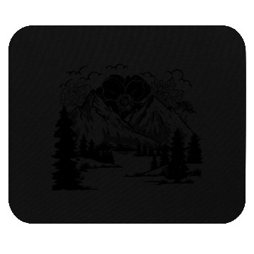 Discover Nature Lover Mountains Forest Hiking Hiker Mouse Pads