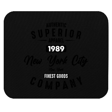 Discover New York City Born In 1989 Vintage Birthday Mouse Pads