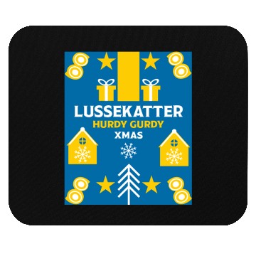Discover Swedish lussekatter Xmas Buns Mouse Pads