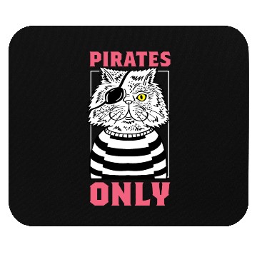 Discover Pirates Only Cat Mom Gift Mouse Pads
