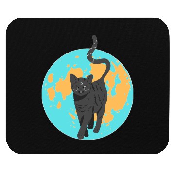 Discover Fall CAT Mouse Pads Funny Halloween Mouse Pads