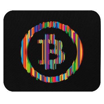 Discover Bitcoin colors Mouse Pads