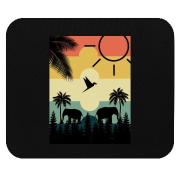 Discover Vintage Elephant Mouse Pads