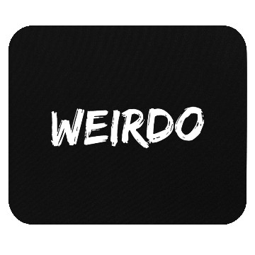 Discover Weirdo Emo Funny Goth Heavy Metal Kawaii Weird Mouse Pads