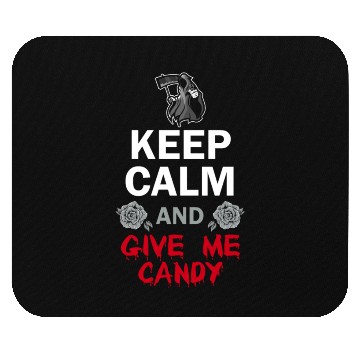 Discover Halloween Keep Calm Candy Mouse Pads