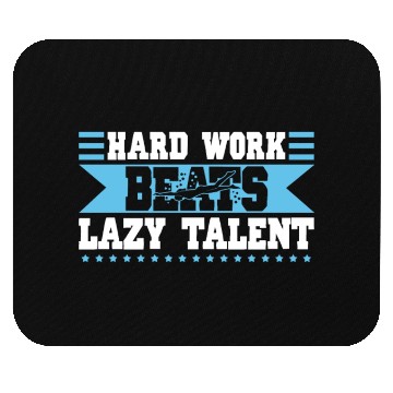 Discover Swimmer Swimming Hard Work Beats Lazy Talent Mouse Pads