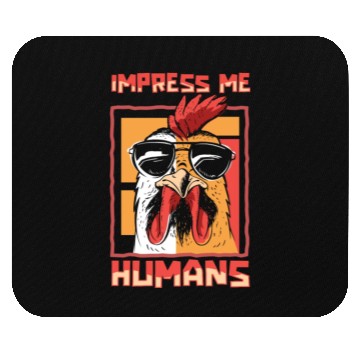 Discover Rooster Cock Sunglasses Mouse Pads