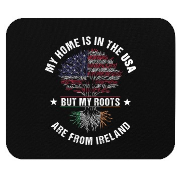 Discover Ireland American Country Heritage Flags Mouse Pads