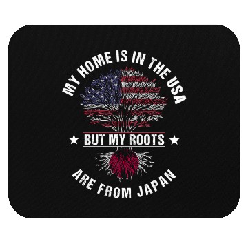 Discover Japan American Country Heritage Flags Mouse Pads