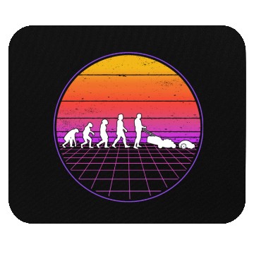 Discover Robotic Lawnmower Evolution Retro Mouse Pads