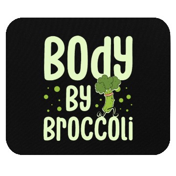 Discover Body By Broccoli Vegetarian Veggies Vegan Mouse Pads