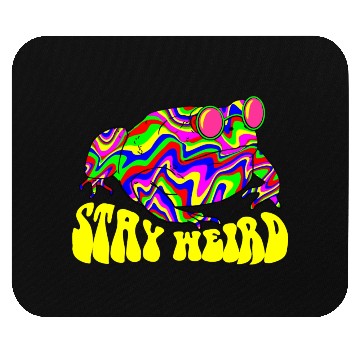 Discover Stay Weird Mouse Pads