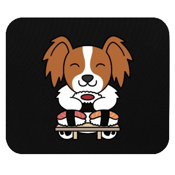 Discover Sushi Lover Papillon Mouse Pads