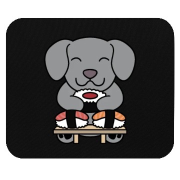 Discover Sushi Lover Weimaraner Mouse Pads
