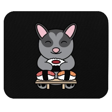 Discover Sushi Lover Sugar Glider Mouse Pads