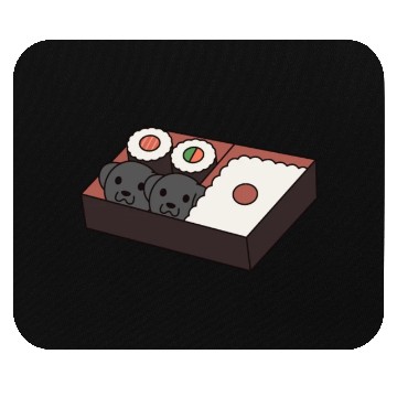 Discover Sushi Bento Box Great Dane Mouse Pads