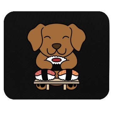 Discover Sushi Lover Vizsla Mouse Pads