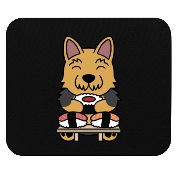 Discover Sushi Lover Yorkshire Terrier Mouse Pads