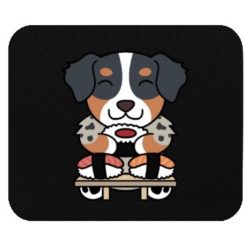 Discover Sushi Lover Australian Shepherd Mouse Pads