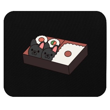 Discover Sushi Bento Box French Bulldog Mouse Pads
