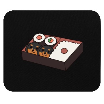 Discover Sushi Bento Box Dachshund Mouse Pads