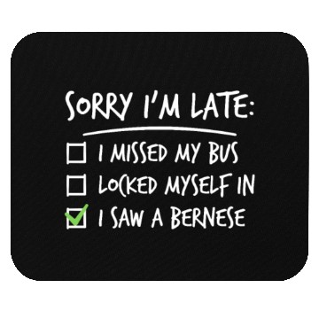 Discover Sorry I'm Late Great Dane Mouse Pads