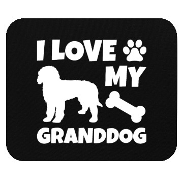 Discover I Love My Granddog Goldendoodle Mouse Pads