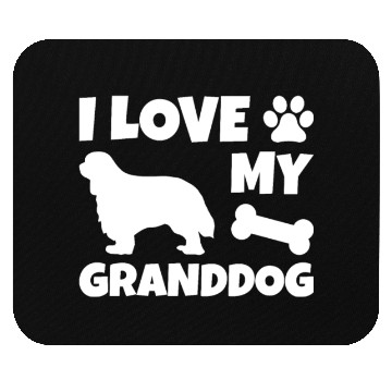 Discover I Love My Granddog Cavalier King Charles Spaniel Mouse Pads