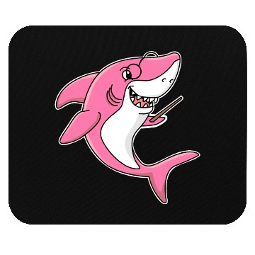Discover Teacher shark .. school student lessons enrollment Mouse Pads