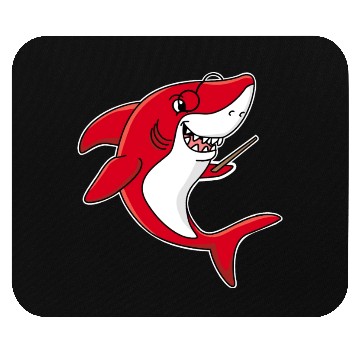 Discover Teacher shark .. school student lessons enrollment Mouse Pads