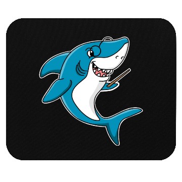 Discover Teacher shark .. school student lessons enrollment Mouse Pads