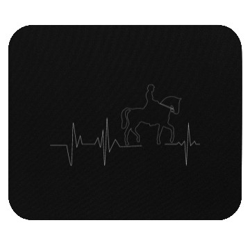 Discover Horse Heart Beat Mouse Pads