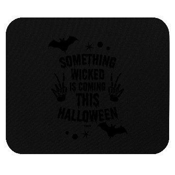 Discover Halloween skeleton bat gift Mouse Pads