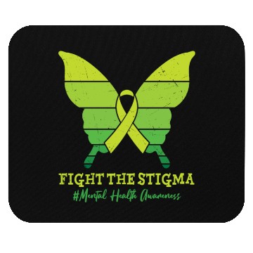 Discover Fight The Stigma Mental Health Awareness Mouse Pads