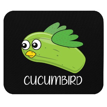 Discover Cucumbird Vegetarian Vegetable Vegan Cucumber Mouse Pads