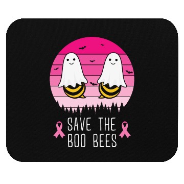 Discover Save the Boo Bees Breast Cancer Awareness Mouse Pads