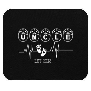 Discover Uncle EST 2003 Heartbeat Mouse Pads