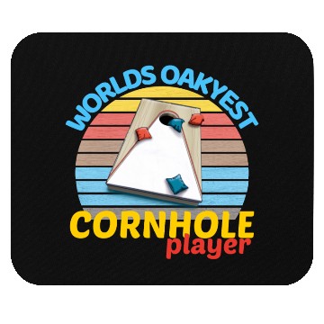 Discover worlds oakyest cornhole player two Mouse Pads
