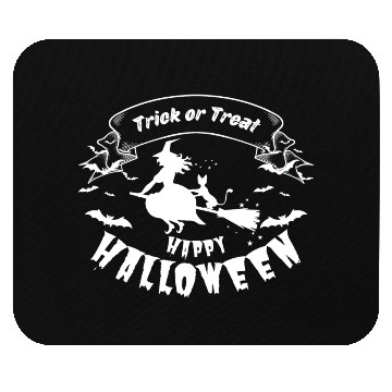 Discover Halloween night story series Mouse Pads