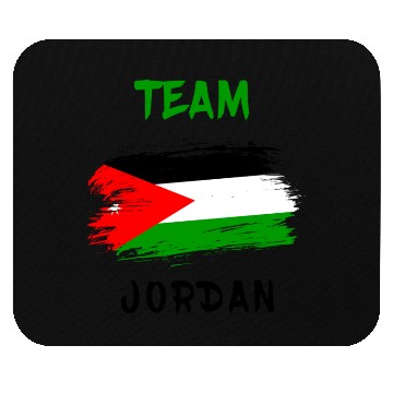 Discover Jordan team flag design Mouse Pads