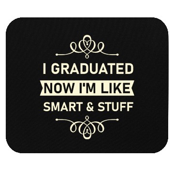 Discover Funny College High School Graduation Gift Senior Mouse Pads
