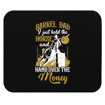 Discover Barrel Racing Rodeo Equestrian Horse Barrel Racer Mouse Pads