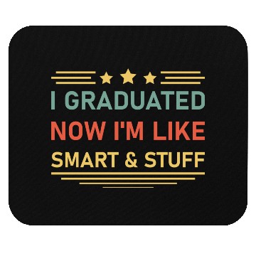 Discover Funny College High School Graduation Gift Senior Mouse Pads