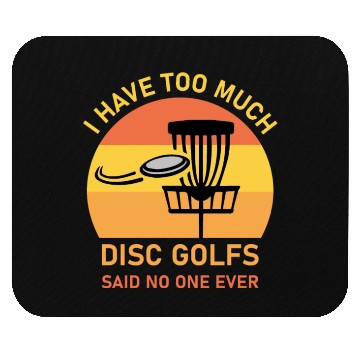 Discover Disc Golfing Funny Frisbee Golf Mouse Pads