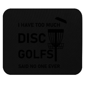 Discover Disc Golfing Funny Frisbee Golf Mouse Pads