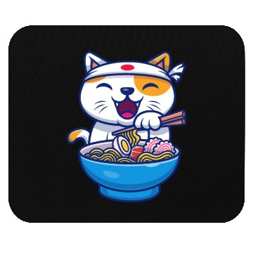 Discover Ramen Cute Cat Japan Kawaii Mouse Pads